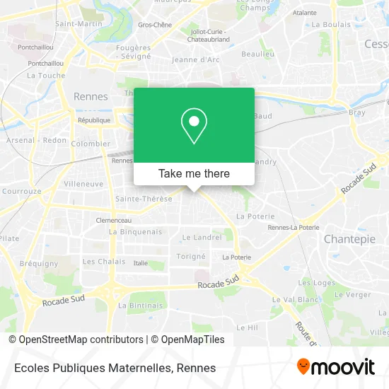 Ecoles Publiques Maternelles map