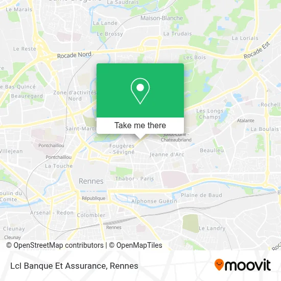 Lcl Banque Et Assurance map