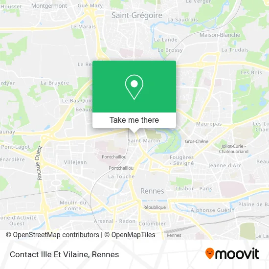Contact Ille Et Vilaine map