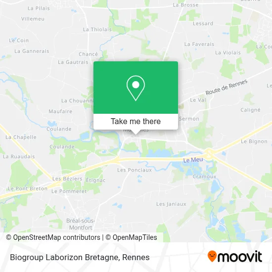 Biogroup Laborizon Bretagne map