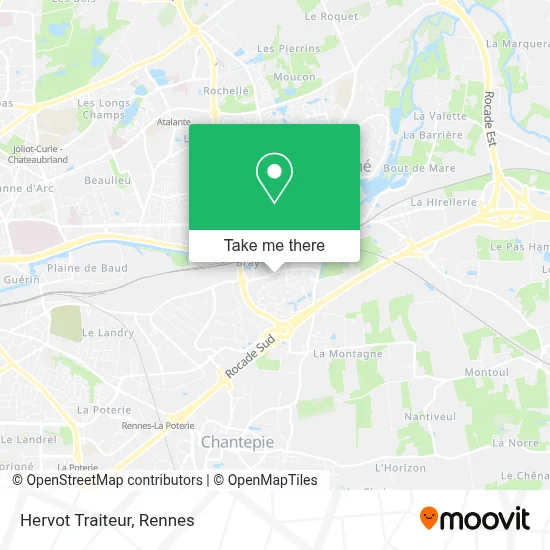 Hervot Traiteur map