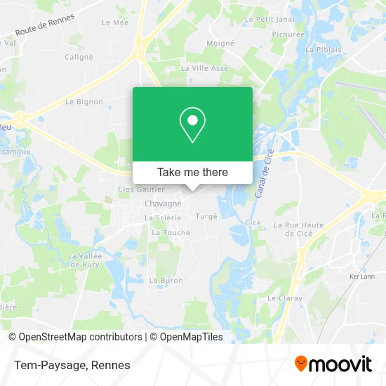 Tem-Paysage map