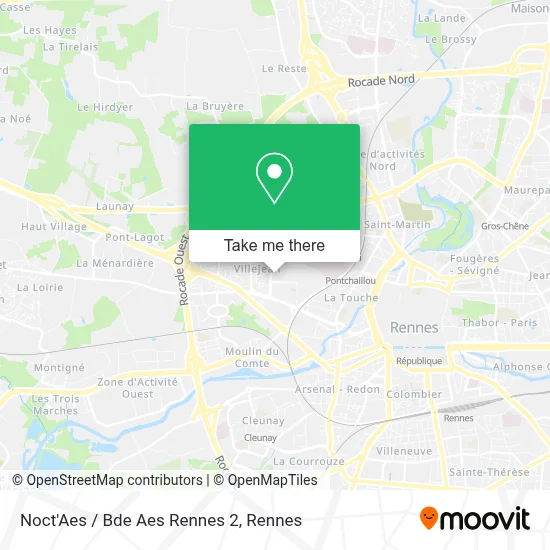 Noct'Aes / Bde Aes Rennes 2 map