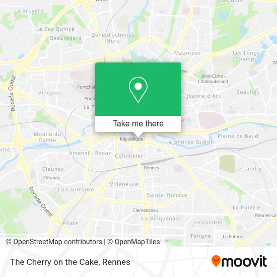 La Cerise Sur Le Gâteau map