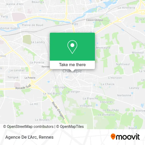 Agence De L'Arc map