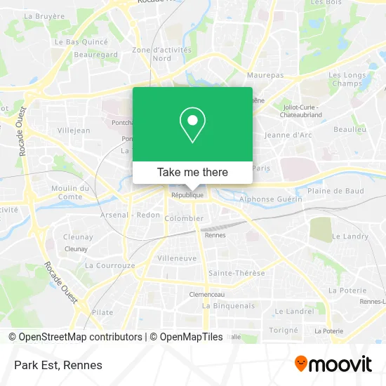 Park Est map