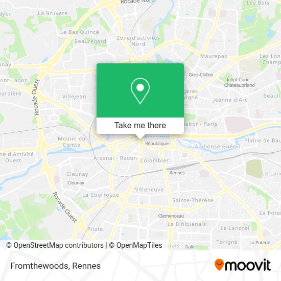 Fromthewoods map