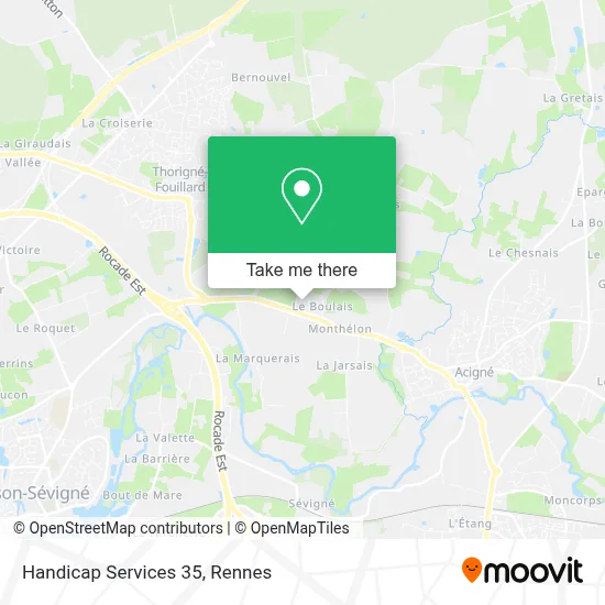 Handicap Services 35 map