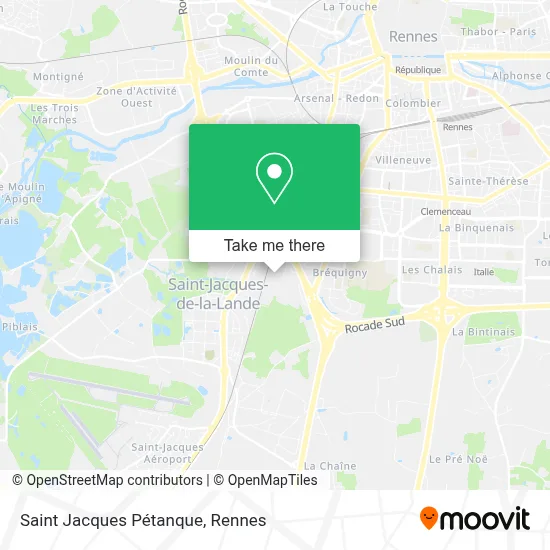 Saint Jacques Pétanque map