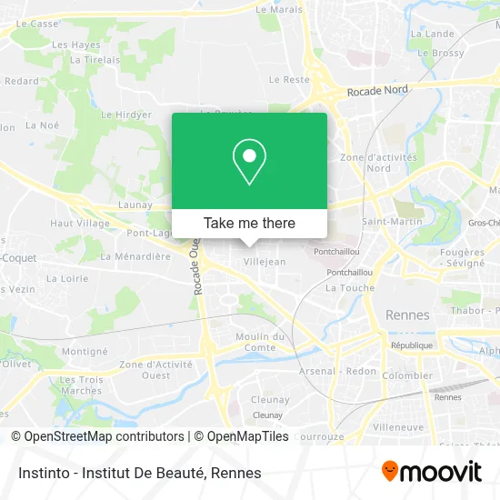 Instinto - Institut De Beauté map