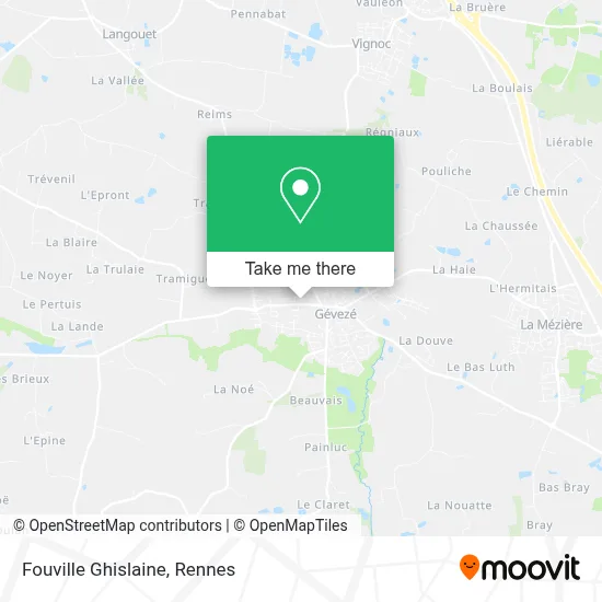 Fouville Ghislaine map