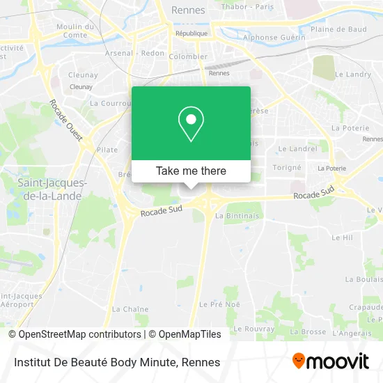 Institut De Beauté Body Minute map