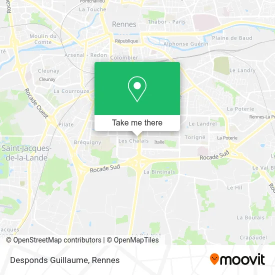 Desponds Guillaume map