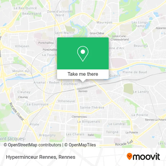 Hyperminceur Rennes map