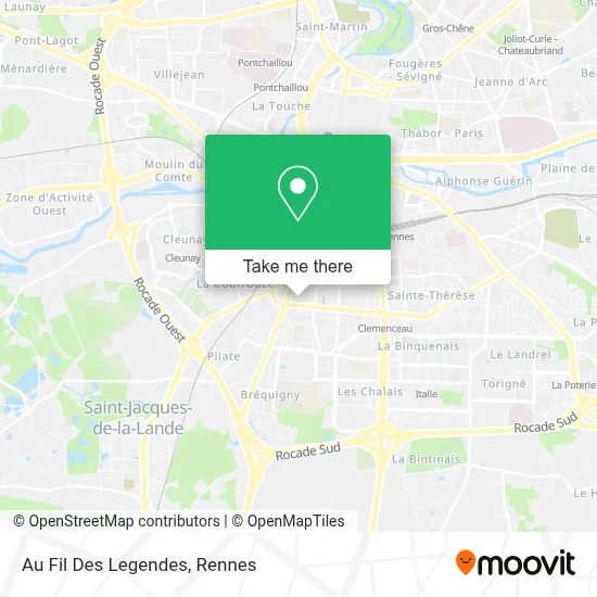 Au Fil Des Legendes map