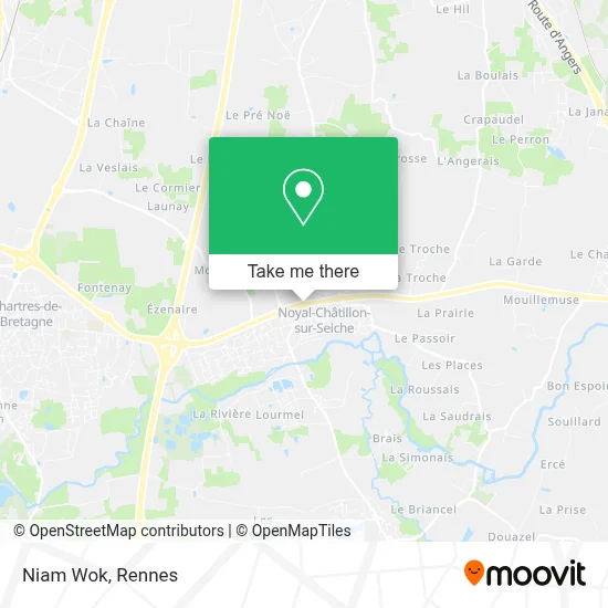 Niam Wok map