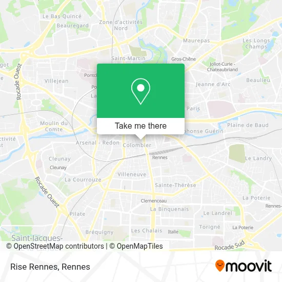 Rise Rennes map