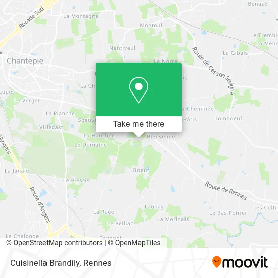 Cuisinella Brandily map