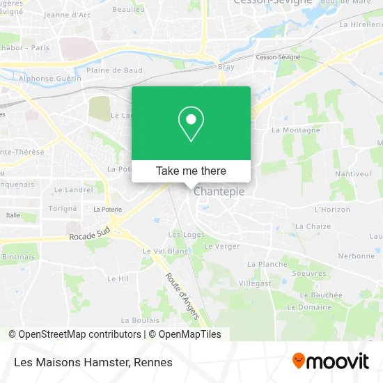 Les Maisons Hamster map