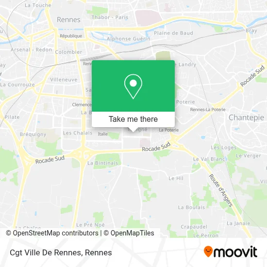 Cgt Ville De Rennes map
