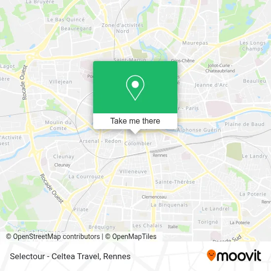 Selectour - Celtea Travel map