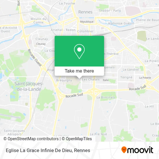 Eglise La Grace Infinie De Dieu map