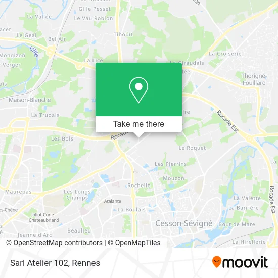 Sarl Atelier 102 map