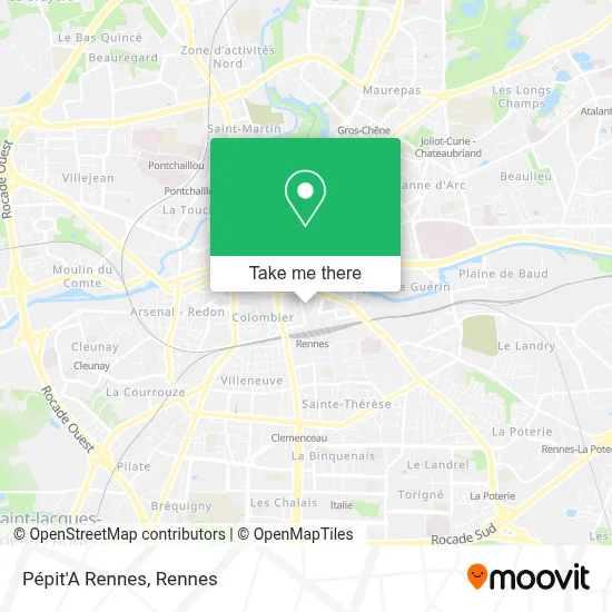 Pépit'A Rennes map