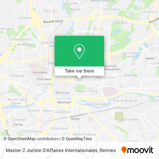 Master 2 Juriste D'Affaires Internationales map