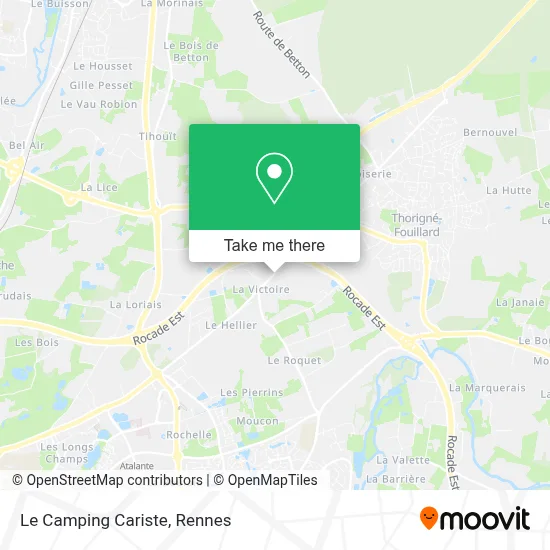 Le Camping Cariste map