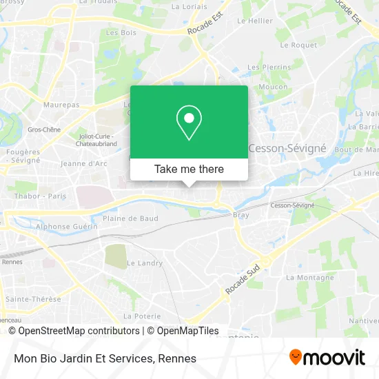 Mon Bio Jardin Et Services map