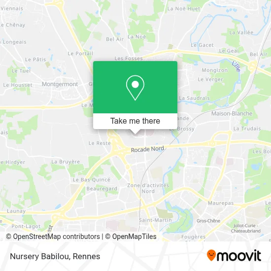 Nursery Babilou map