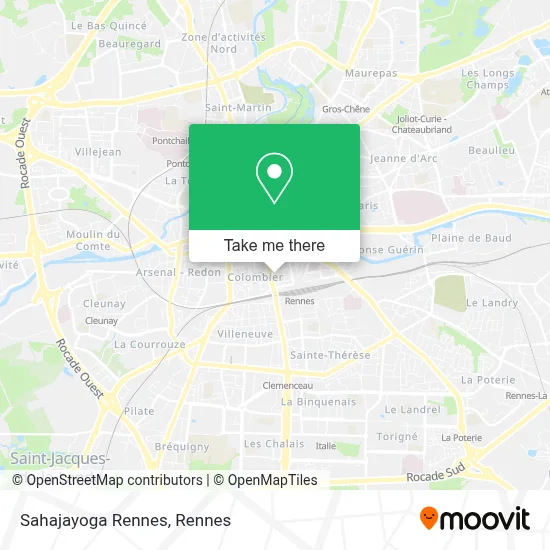 Sahajayoga Rennes map