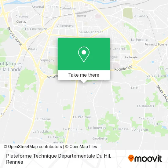 Plateforme Technique Départementale Du Hil map
