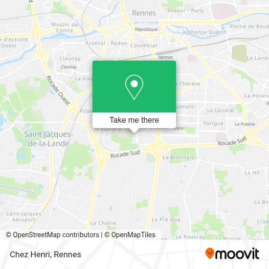 Chez Henri map