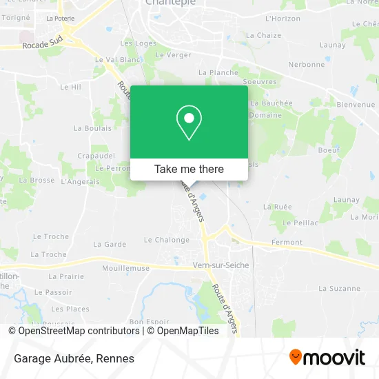 Garage Aubrée map