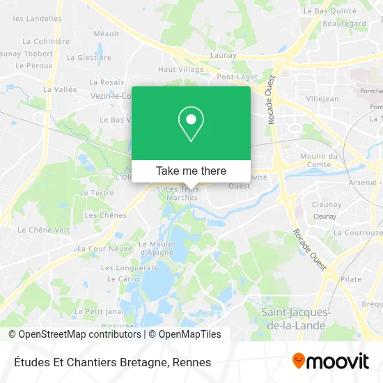 Études Et Chantiers Bretagne map