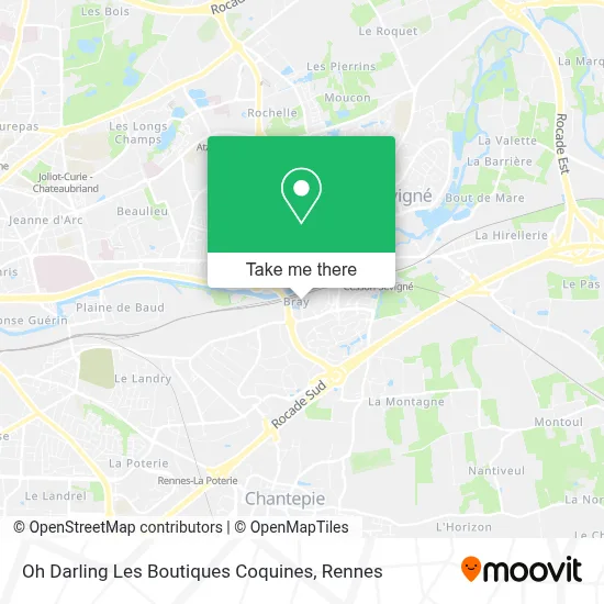 Oh Darling Les Boutiques Coquines map