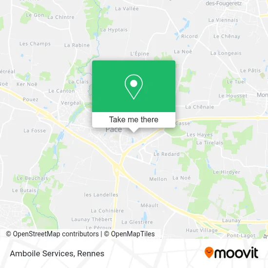 Amboile Services map