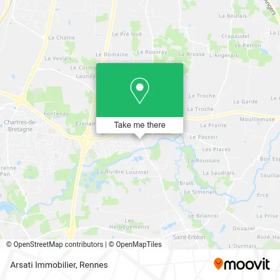 Arsati Immobilier map