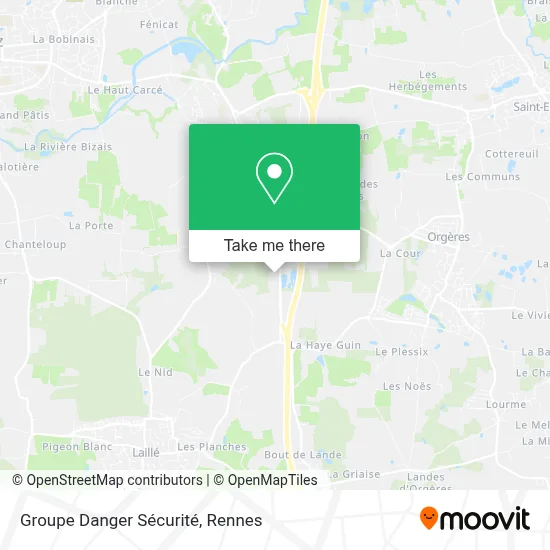 Groupe Danger Sécurité map