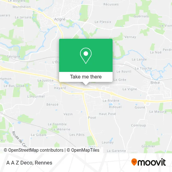 A A Z Deco map