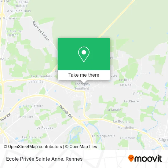 Ecole Privée Sainte Anne map