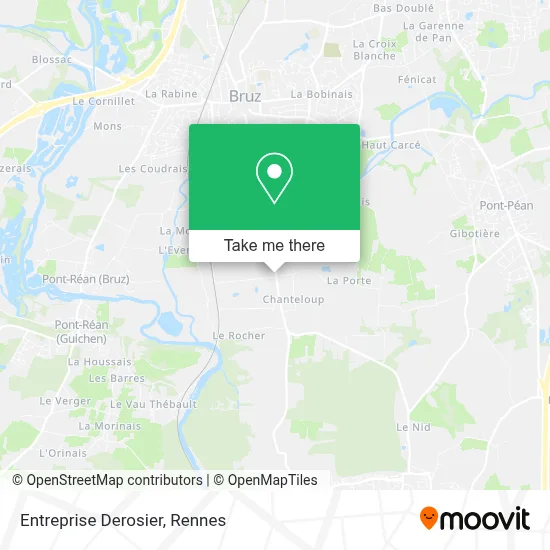 Entreprise Derosier map