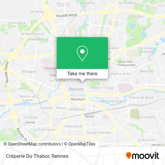 Crêperie Du Thabor map