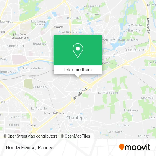 Honda France map