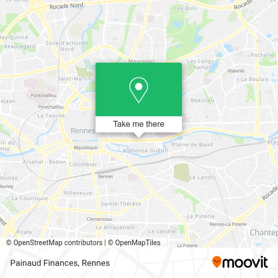 Painaud Finances map