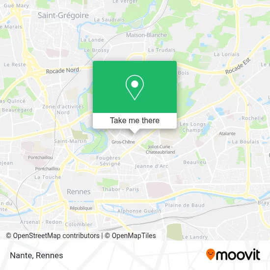 Nante map