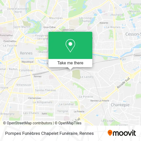 Pompes Funèbres Chapelet Funéraire map