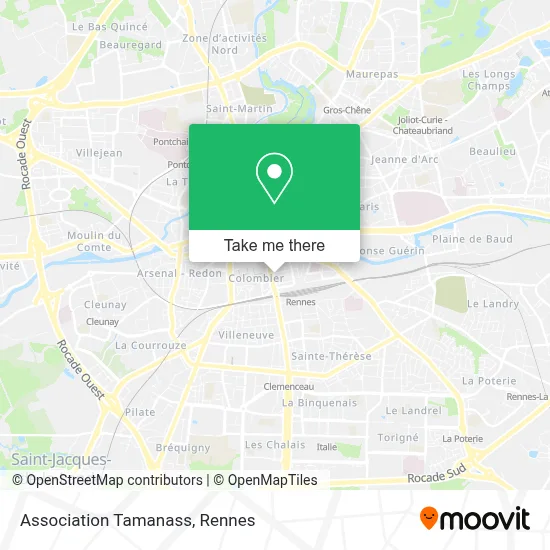Association Tamanass map